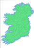 Map Of Ireland Blank Green Image